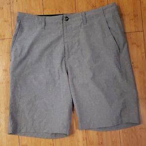 Volcom Men's Flat Front Gray Shorts